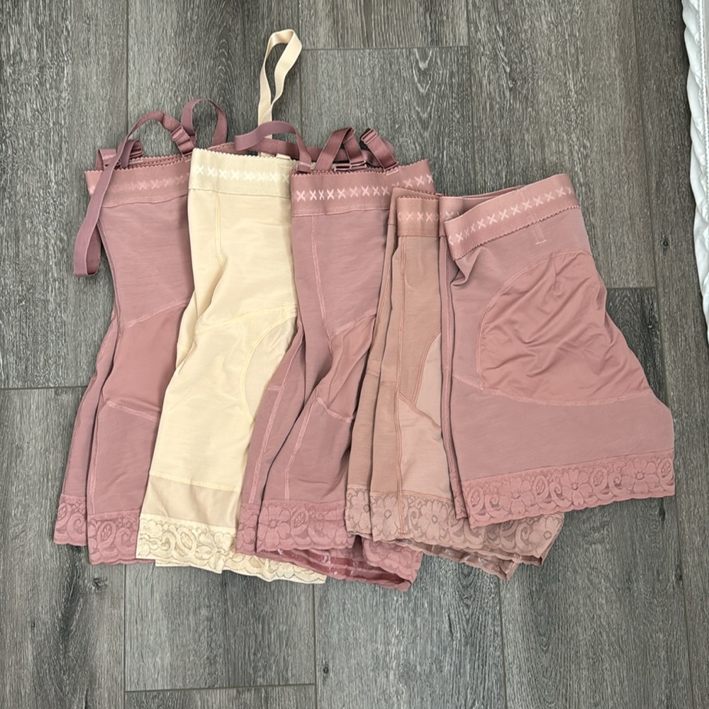 Bundle Lot of 5 Fajas / Girdles / Waist Trainers / Shapewear